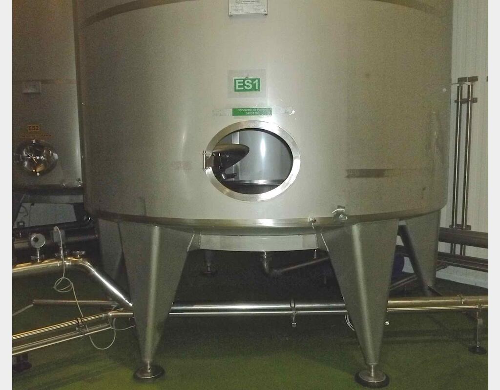 Cuve de stockage inox 316 - Volume : 36 m3