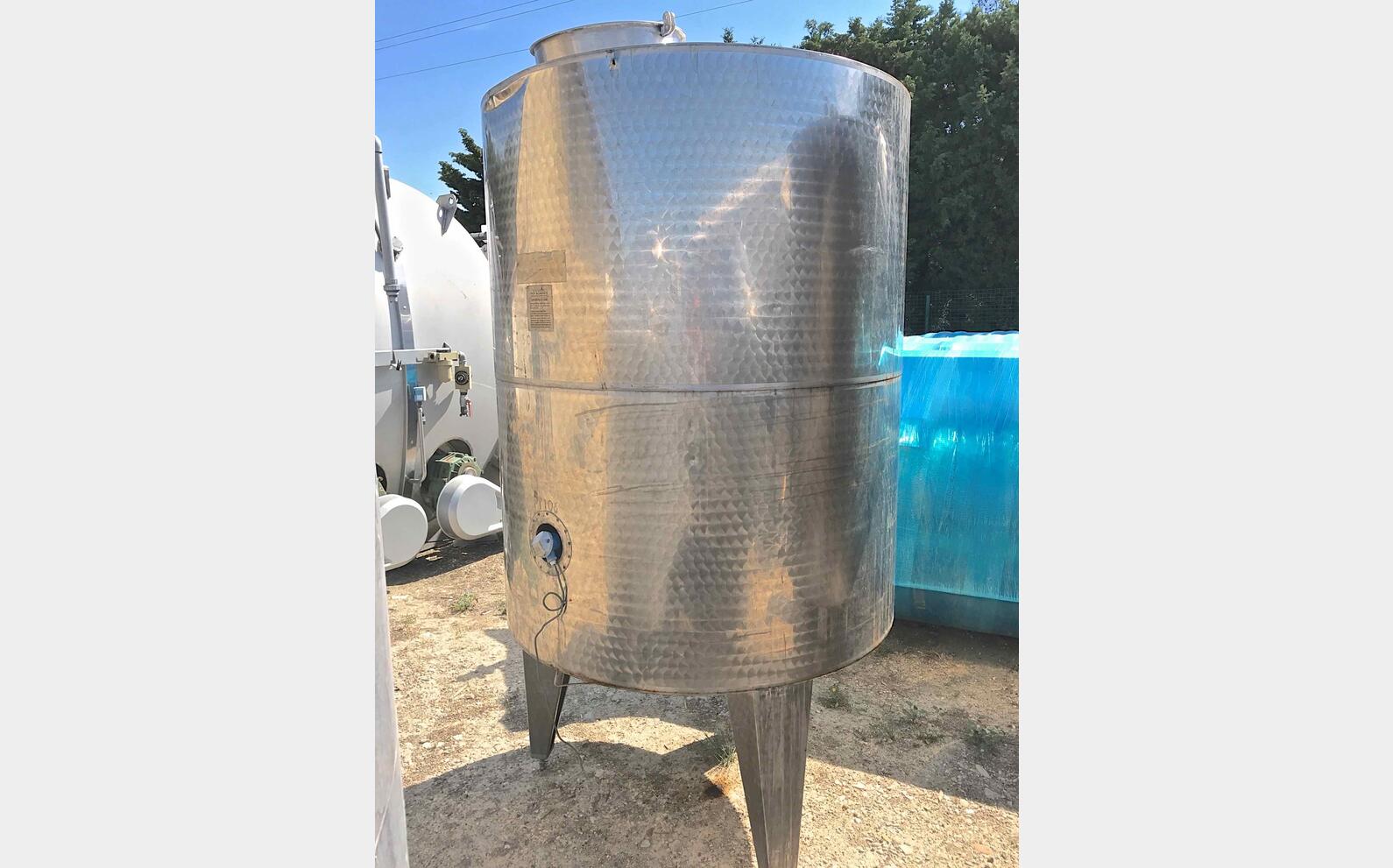 Cuve stockage inox