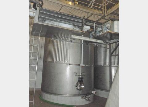 Cuve inox de stockage refroidie Provenance : agroalimentaire (champagne) Marque : ZIEMANN HENGEL