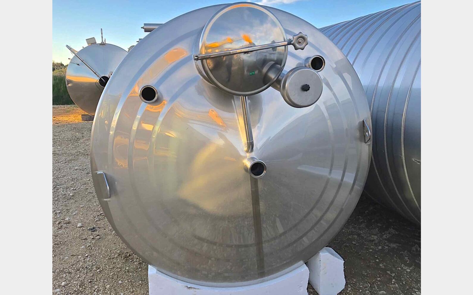 cuve  INOX 316L circuit coquill&eacute; MATERIEL NEUF