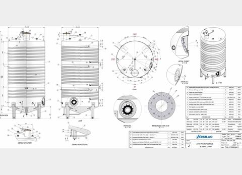 cuve INOX 316L ferm&eacute;e circuit coquill&eacute; MATERIEL NEUF