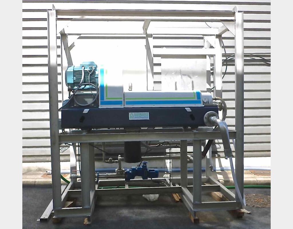Décanteuse centrifugeuse sur skid inox - Marque : GUINARD CENTRIFUGATION