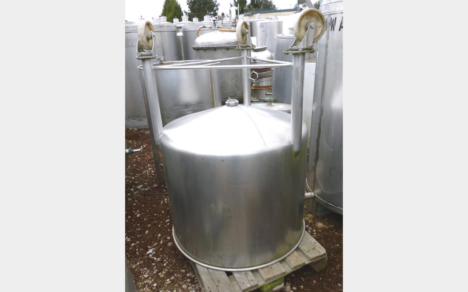bac stockage INOX