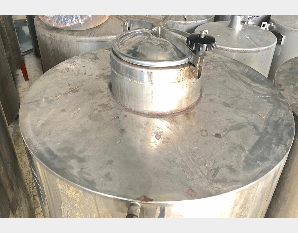 Cuve de stockage inox - Volume : 600 litres