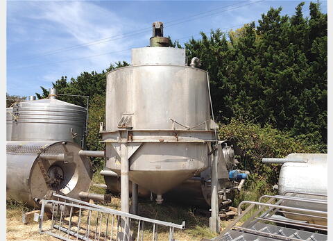 Cuve de stockage INOX Volume : 5.000 litres
