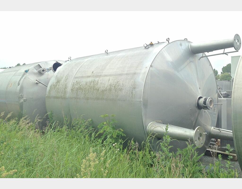 Cuve inox de mélange isolée - Volume : 20000 litres