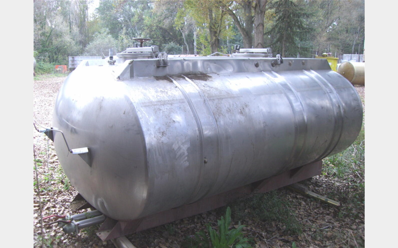 Citerne Inox de stockage, occasion 2 compartiments