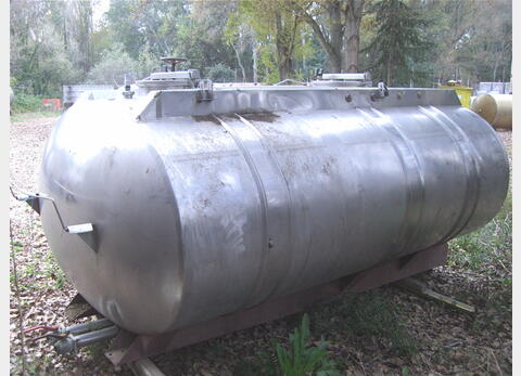 Citerne Inox de stockage, occasion 2 compartiments