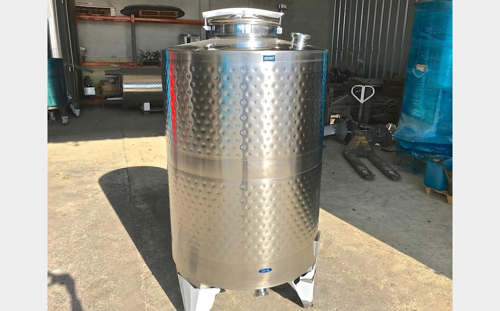 Cuve inox 316 - Fond bomb&eacute; 10 HL (1000 Litres) ARSILAC