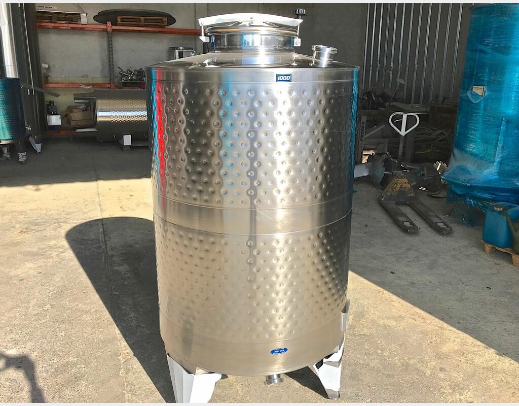 Cuve inox 316 - Fond bomb&eacute; 10 HL (1000 Litres) ARSILAC