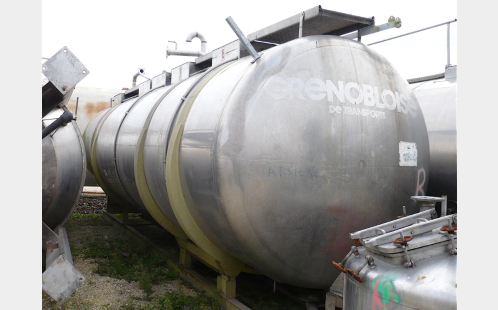 Cuve stockage INOX 316Ti Volume : 30.000 litres