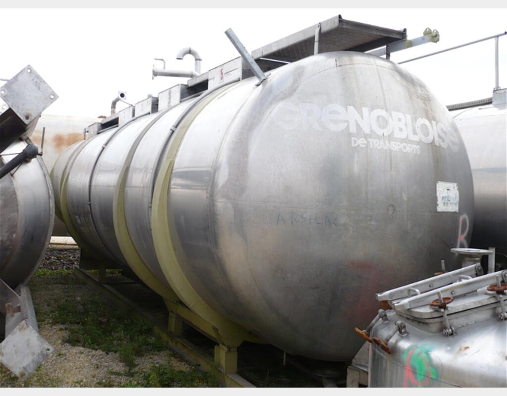 Cuve stockage INOX 316Ti Volume : 30.000 litres