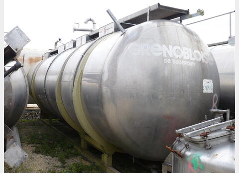 Cuve stockage INOX 316Ti Volume : 30.000 litres