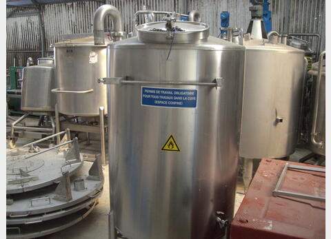 Cuve inox 316L de stockage