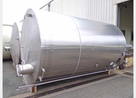 Cuve INOX agitée et isolée - Volume : 25 000 litres (250 hls)