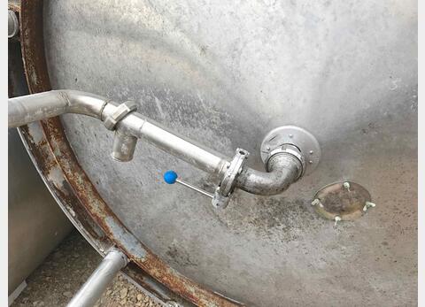 Cuve inox cylindrique verticale