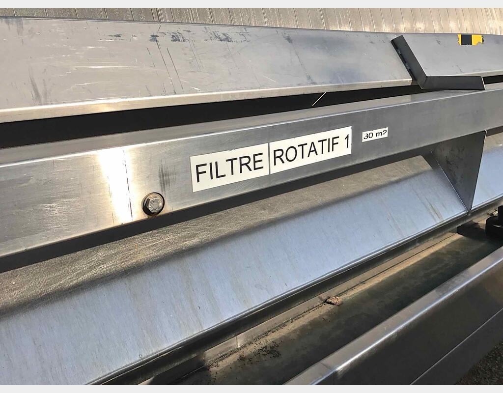 Filtre rotatif sous vide - de 30 m2
