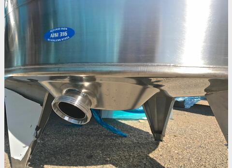 Cuve inox 316 -  Ceinture de froid 17 HL (1700 Litres) ARSILAC
