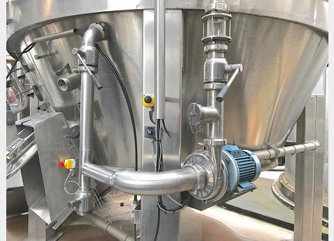 Cuve inox compartiment&eacute;e Capacit&eacute; totale 464 hls