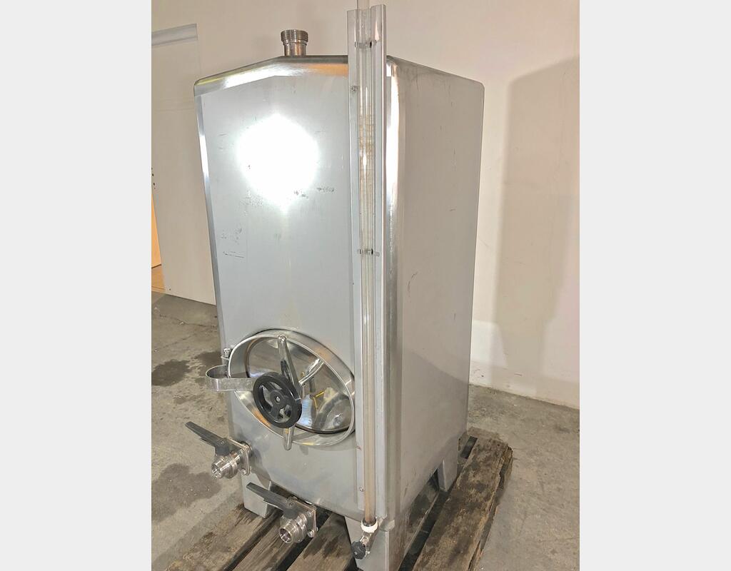 Cuve inox rectangulaire - Capacité 4.45 hls