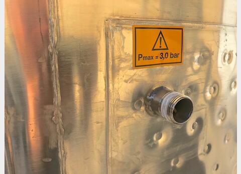 316 stainless steel tank -  - Cooling belts 25 HL (2500 litres) ARSILAC
