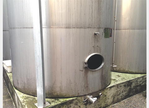 Cuve stockage INOX 316 sur socle Agroalimentaire Marque : PIERRE GUERIN