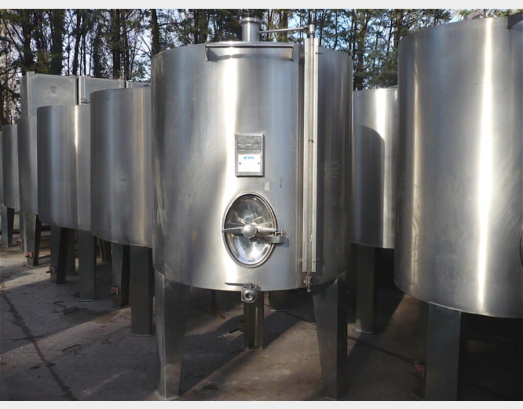 cuve stockage INOX 304 Agroalimentaire (vin rouge) Marque : ETA