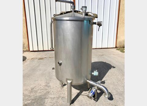 Cuve inox cylindrique - verticale