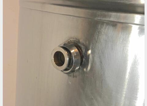 cuve inox agit&eacute;e isol&eacute;e LSDH18 Volume : 1000 litres