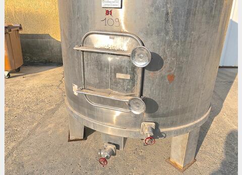 Cuve de stockage, INOX 304 Vinicole, LAGOUARDE RENE ET FILS
