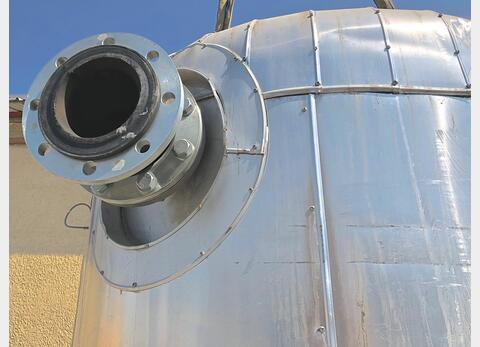 Insulated stainless steel storage tank - Volume: 3.000 liters