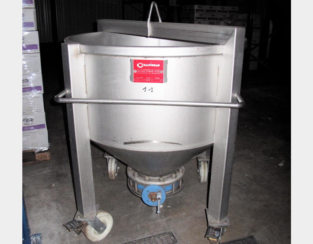 cuve mobile 500 litres ARTICLE EN PROMOTION INOX 304 - Volume : 500 litres