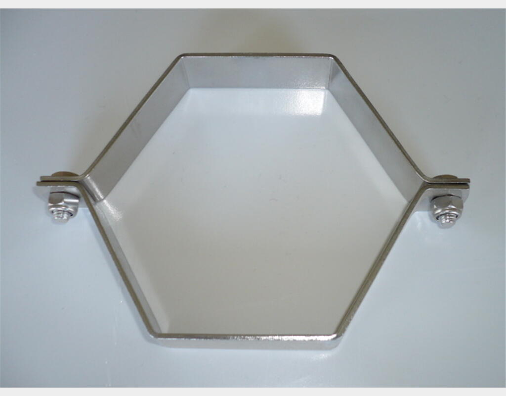 Collier hexagonale 2 pi&egrave;ces