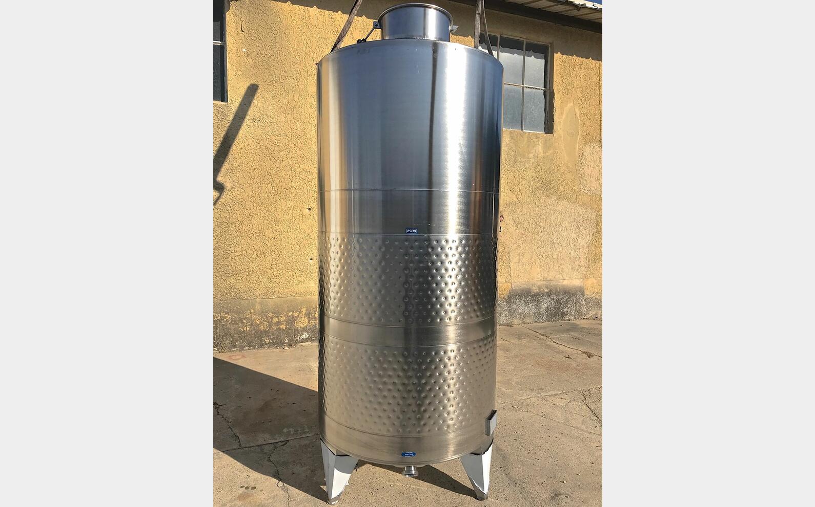 316 stainless steel tank -  - Cooling belts 25 HL (2500 litres) ARSILAC