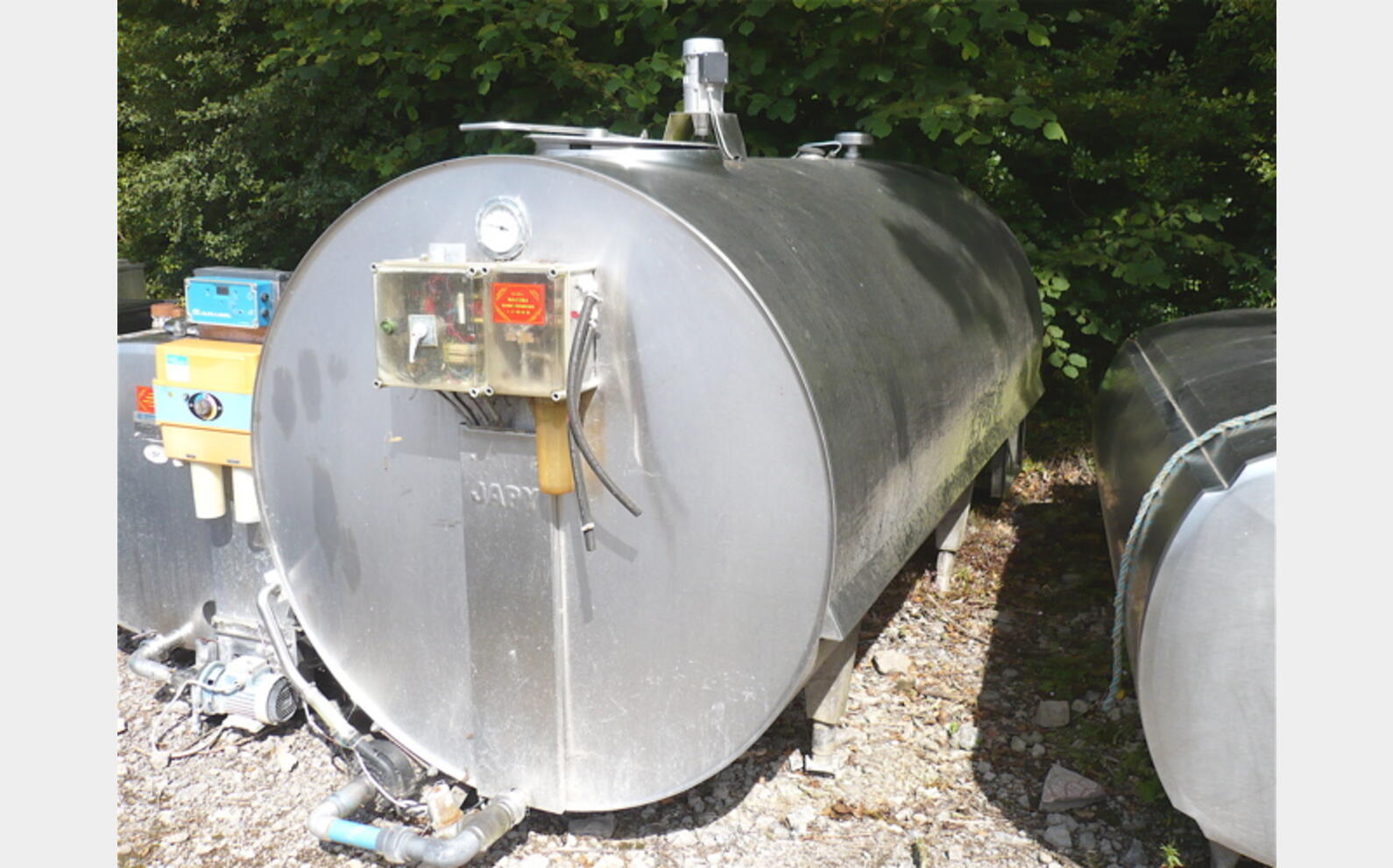 Tank &agrave; lait INOX 304 Volume : 4.140 litres