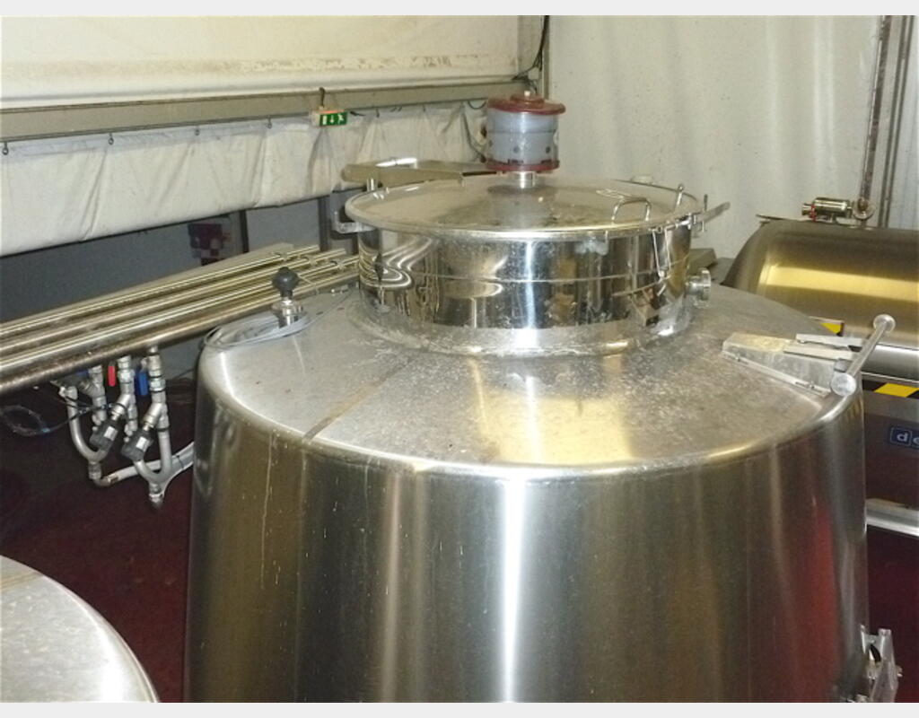 Cuve tronconique climatisée et isolée - Volume : 55 HL (5500 litres)