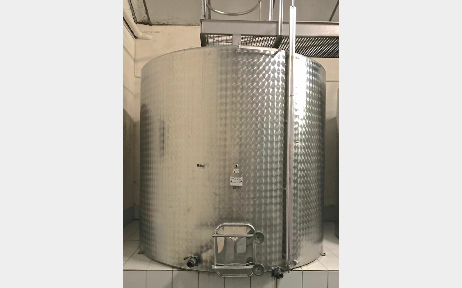 Cuve inox fond plat