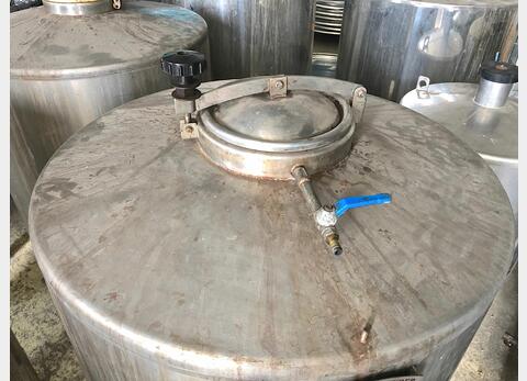 Cuve stockage inox