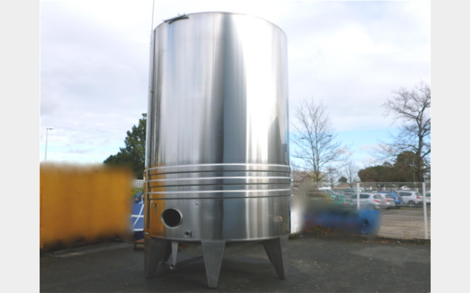 cuve stockage INOX 304L/316L refroidit 6,34 m2 MATERIEL NEUF
