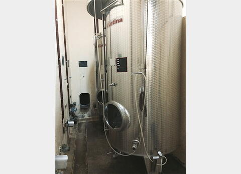 Cuve à chapeau flottant en INOX 304 - Volume : 2000 litres