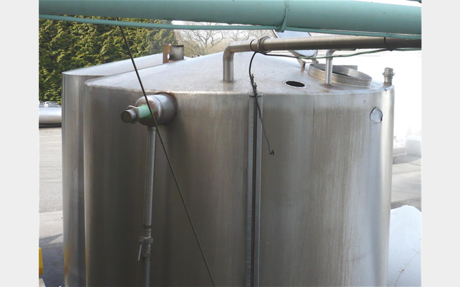 cuve de stockage INOX 304 provenance agroalimentaire