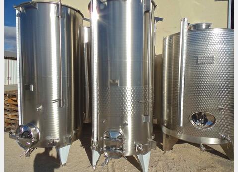 Cuve INOX chapeau flottant - avec ceinture de refroidissement