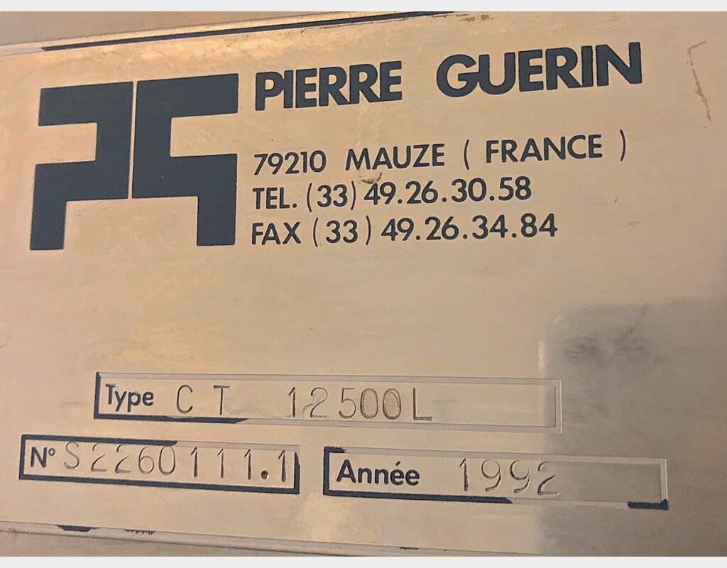 Cuve INOX de mélange isolée - Marque : PIERRE GUERIN