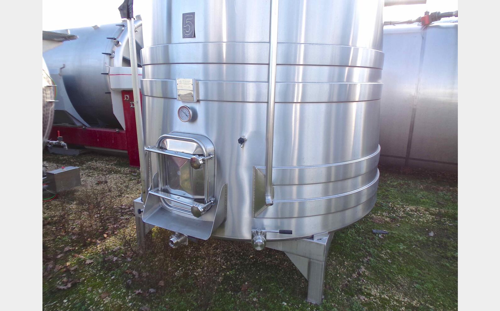 Cuve INOX tronconique Ann&eacute;e : 2003 Marque : GD INDUSTRIES