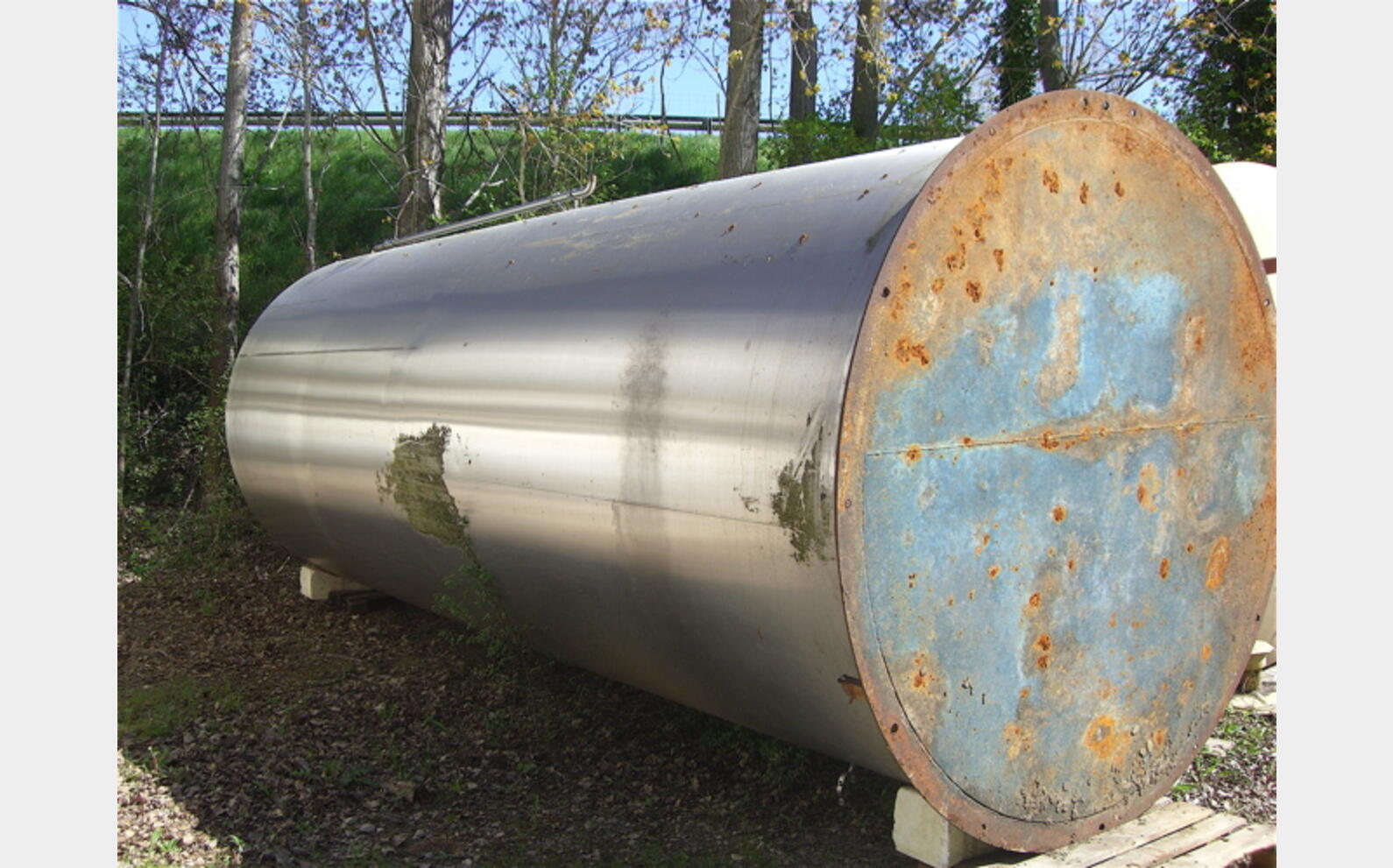 cuve m&eacute;lange INOX 304 Volume : 24000 litres