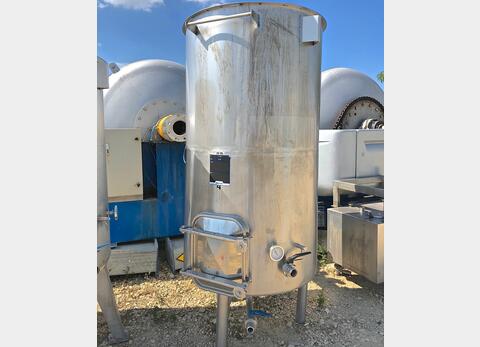 Cuve inox chapeau flottant - Volume de 2000 litres (20 hls)