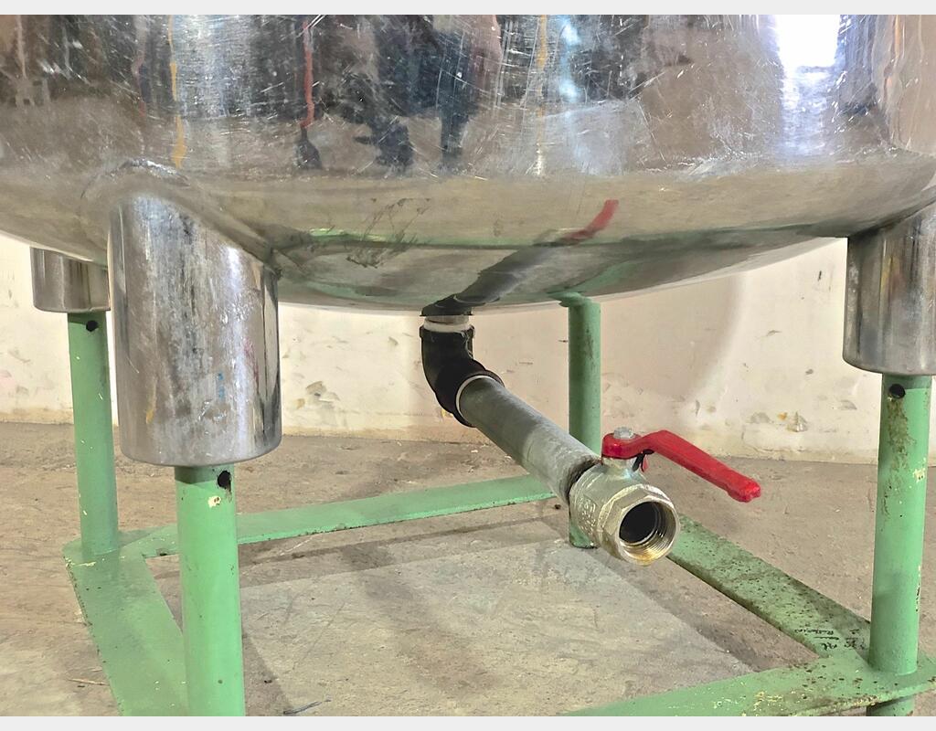 Cuve de stockage inox - Capacité : 500 L