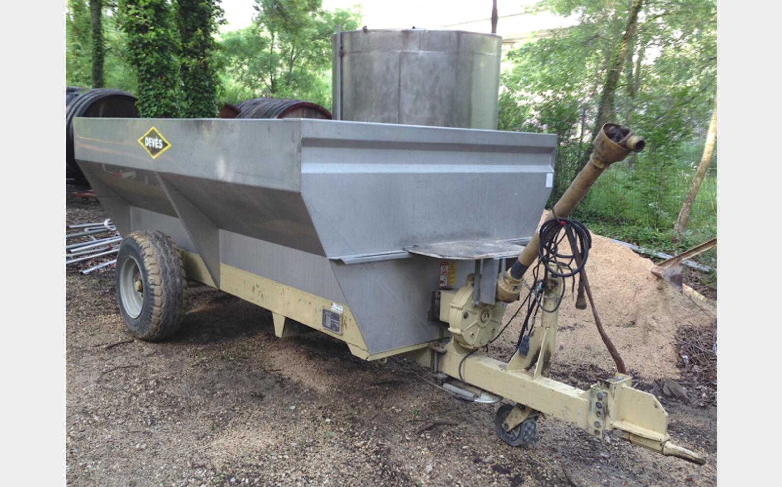 Benne &agrave; vendange inox 40 Hls