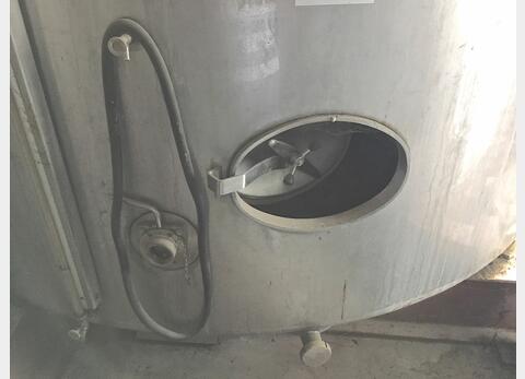 Cuve Inox 316 Ti cylindrique verticale
