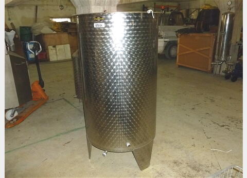 CUVE INOX PLAFOND MOBILE SUR PIEDS - 45 kg / 675 litres